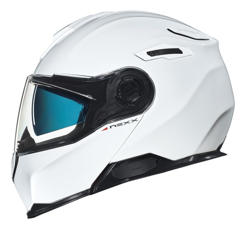 Casco Para Moto X Nexx Helmets Color Whit Talla L Color Blan