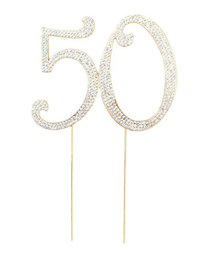 50 Primero De La Torta Del Oro 50.o Cumpleaños O Aniversario