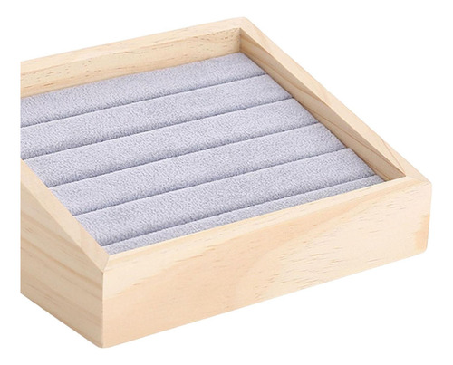 Organizador De Almacenamiento De Decoración Terciopelo Gris