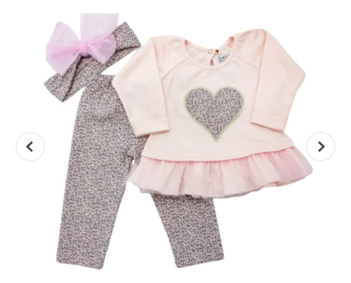 Conjunto Para Bebé Niña Ropa De Bebés En Algodón