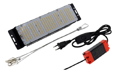 Kit 3x Painéis Grow Cultivo Led Samsung Qb Lm281b 50w Branco