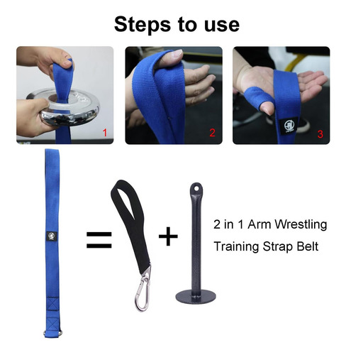 J Bryant Arm Wrestling Strap Correa Conjunto De Mano: Ideal