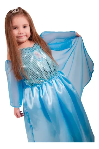 Vestido de frozen online para niña mercadolibre