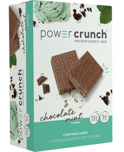 Power Crunch Barra Proteina Choco Menta 