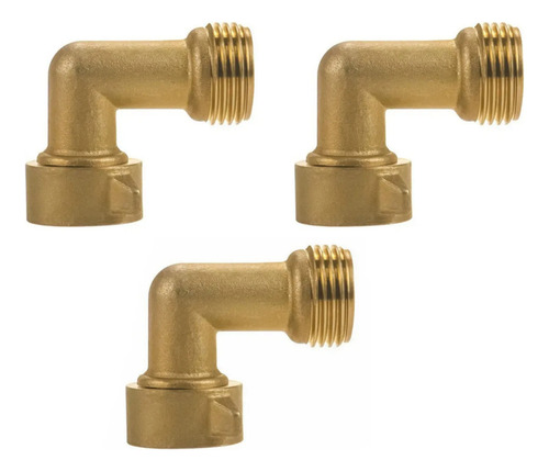 . Adaptador De Manguera De 3 Codos, Paquete De Jardín, Lavad