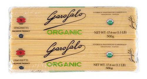 Garofalo Espagueti Organico 500 Grs X 4 U - G A $20