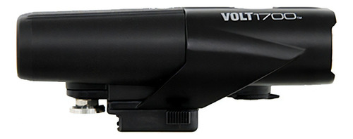 Luz Delantera Led Volt1700 2 Led Usb Recargable Cateye Color Negro