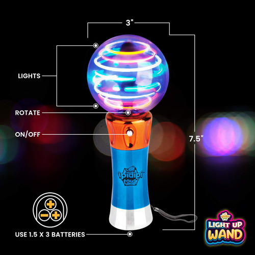 Juguetes Spinning Light Up Wand Ipidipi Para Niños Con Luces