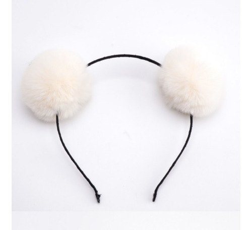 Diadema Pelo Hairband Pompones, Lavado De Rostro, Cosplay