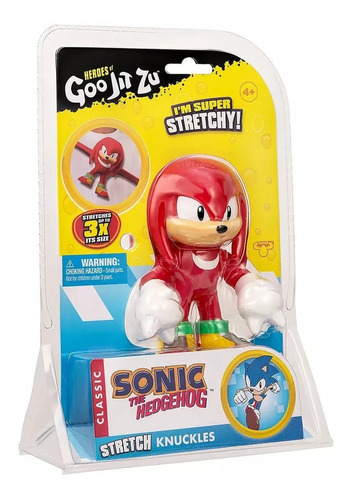 Boneco Knuckles Got Jit Zu Estica De 12cm Sonic - Sunny