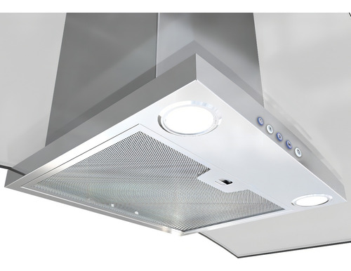 Campana Extractora De Cocina Io Mabe IO9014ICSSS0 90cm Acero Inoxidable Cristal De Pared Electrica 110v