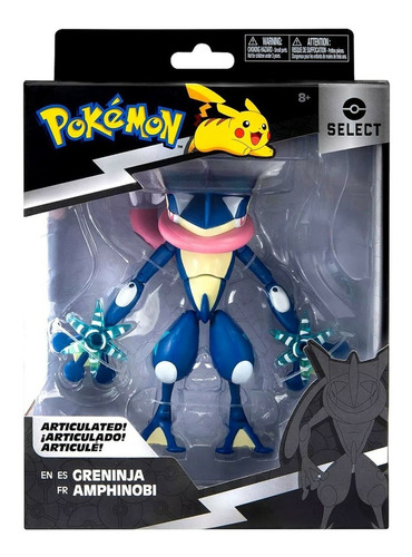 Figura Greninja. Pokemon Select Series 1. Articulada