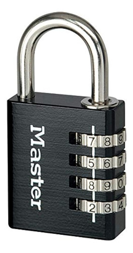 Master Lock - Candado Con Combinación De 4 Dígitos Y 40 Mm N