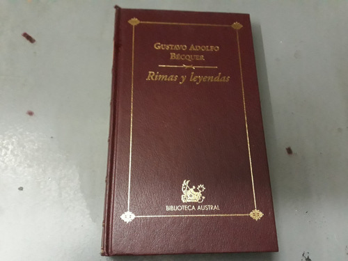 Libro Rimas Y Leyendas Gustavo Adolfo Becquer Espasa Calpe