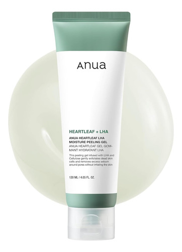 Anua Heartleaf Lha Peeling Gel Exfolante Químico 120ml Todo Tipo De Piel Noche