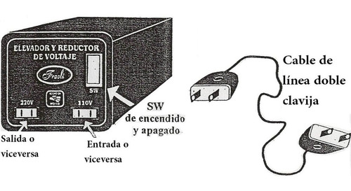 Imagen 4 de 4 de Convertidor Voltaje 110 220v 1500w Elevador Reductor Voltaje