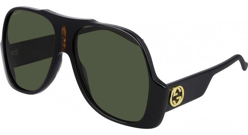 Gucci Gg0785s 001 Fashion Inspired Negro Dorado Original