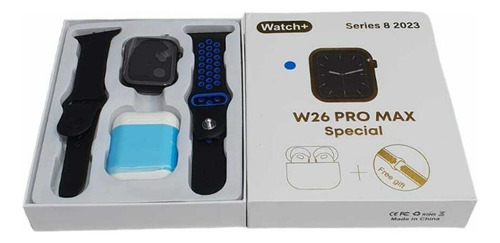 Smartwatch Reloj W26 Pro Max Special Serie8 Azul