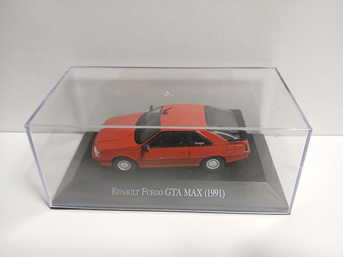 Autos Inolvidables Argentinos Salvat 1.43 + Tapa De Acrílico Renault Fuego Gta Max 1991