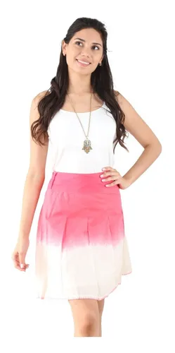 comprar Pollera Falda Corta Algodón Importada Batik Spiga31 #6450-24