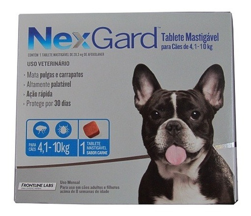 Antipulgas Nexgard Para Cachorros De 4 A 10kg