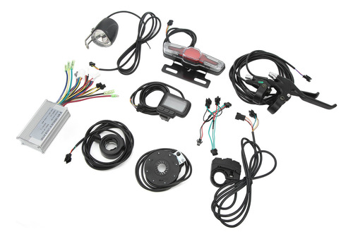 Kit De Conversión De Controlador Y Medidor De Motor De Bicic