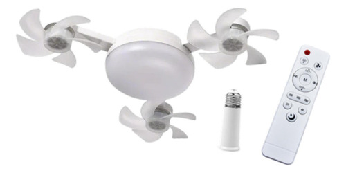 Lámpara Del Ventilador De Ventilador De 3 Cabezas 45cm