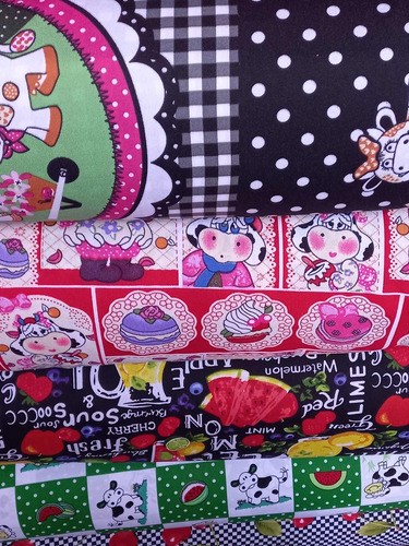 Imagen 3 de 10 de Tela Lino Estampado Cocina 1.50 De Ancho X Metros.