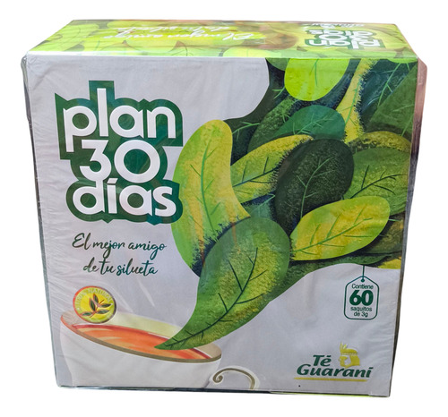 Te Plan 30 Días Te Guaraní Adelgazante 100% Natural