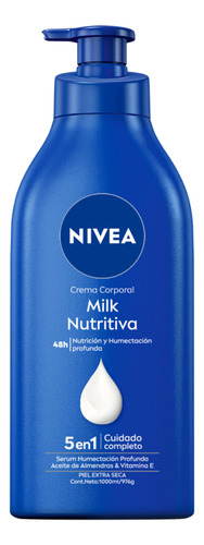 Nivea Crema Corporal Body Milk 1000ml