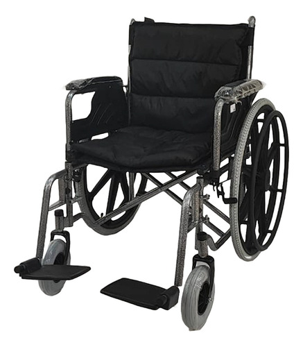 Silla De Ruedas Extra Ancha 20 100 Kg Dy951b-51 Color Negro