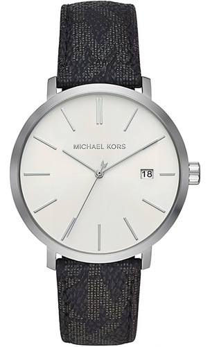 Reloj Michael Kors Blaque Mk8763 Caballero Original Color de la correa Gris Color del bisel Gris Color del fondo Blanco
