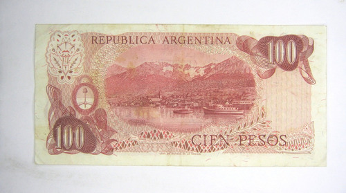 Bcra 100 $ Ley 18.188 San Martin Serie C Bottero 2399 (Usado)