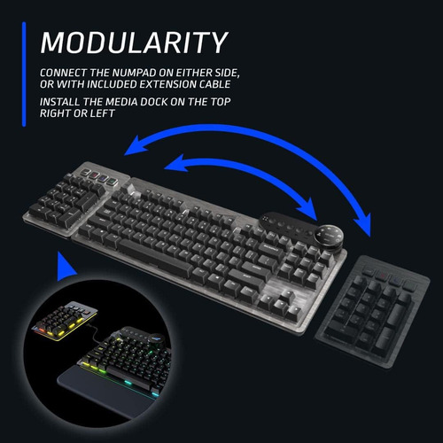 Teclado Mountain Everest Max Blue Clicky Eng-us