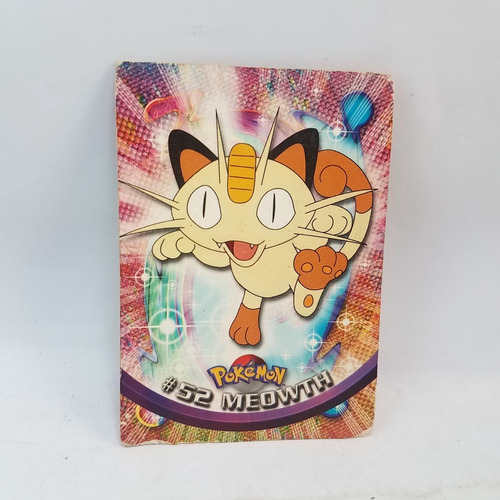 Pokémon Trading Card Topps Animation Edition 52 Meowth