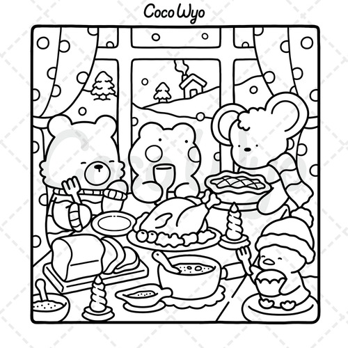Comfy Days - Libro Para Colorear Adultos Original