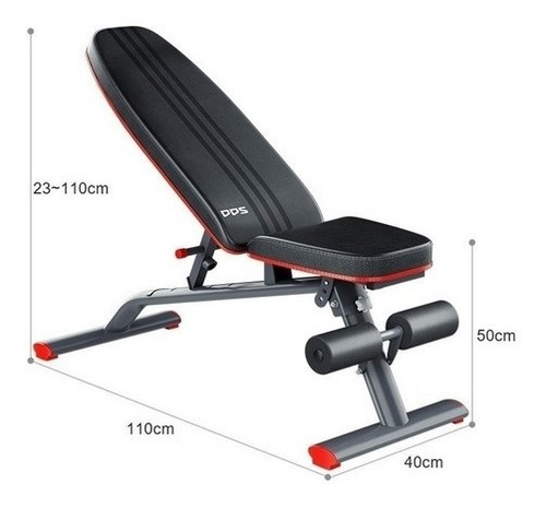 Imagen 2 de 6 de Banco Libre Para Pesas Multifuncional Soporte 200 Kg