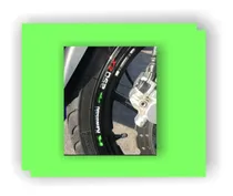 Comprar Adhesivos X Llanta Kawasaki Ninja 250 Ex ( 9 Unidades )