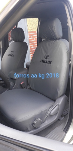 Forros De Asientos Impermeables Toyota Hilux Kavak 2006 2018