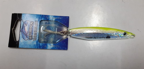 Señuelo Jig Williamson Thunder 60 Grs El Jabali