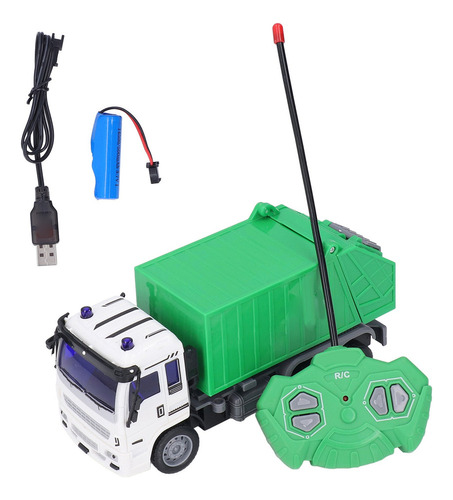 Vehículo De Saneamiento Teledirigido 1:30 Rc Truck Niños