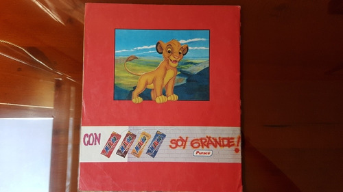 Álbum Panini El Rey León De 1994 