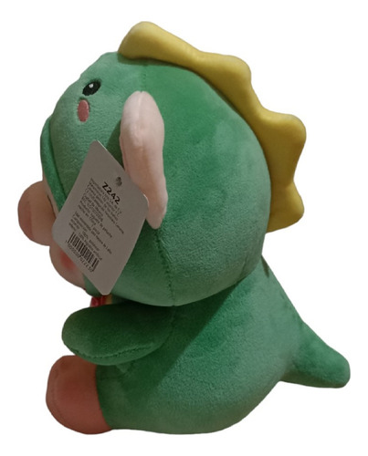 Peluche Cerdito Kawaii Con Disfraz De Dinosaurio Calidad