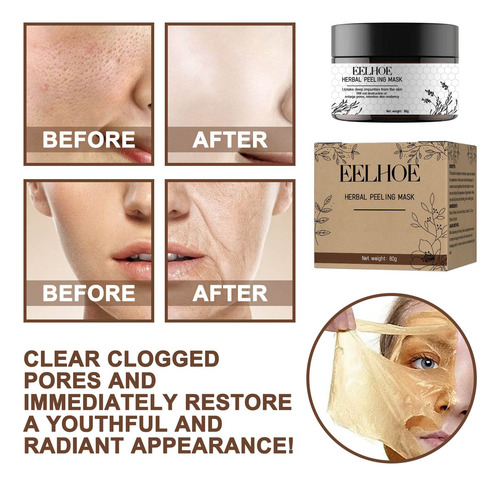 Máscara De Peeling De Ervas Máscara Facial Herbal Tear Off P