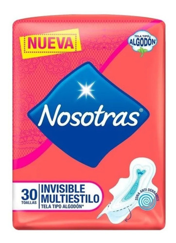 Toallas Higiénicas Nosotras Clásica - Unidad A $663