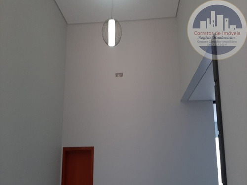Casa Nova No Condominio Vista Verde Em Indaiatuba Com 3 Dormitorios Sendo 1 Suite - Ca00068 - 68198466