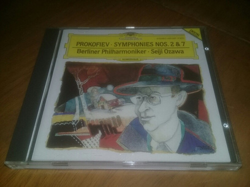 Prokofiev Symphonies Nº 2 & 7 Seiji Ozawa Cd Made In Germ 