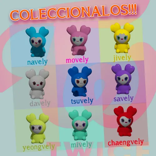 K-pop Twice Lovelys Savely Figura Impresa 3d Pint 10 Cm