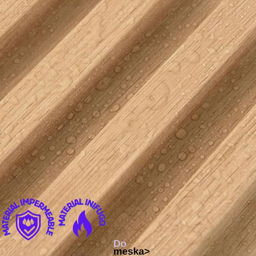Panel Lambrín Madera 3d Para Pared Wpc 12 Pzs Inmatmex