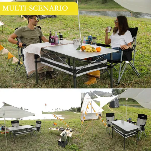 Kingcamp Amplio Rollo Compacto De Aluminio Para 4-6 Personas